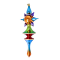 Load image into Gallery viewer, Amber Aurora Star Glass Christmas ornament free blowing PRE-ORDER 2026-103