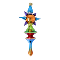 Load image into Gallery viewer, Amber Aurora Star Glass Christmas ornament free blowing PRE-ORDER 2026-103