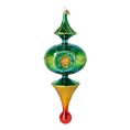 Load image into Gallery viewer, Emerald Core Glass Christmas ornament free blowing PRE-ORDER 2026-106