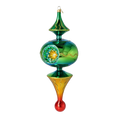 Load image into Gallery viewer, Emerald Core Glass Christmas ornament free blowing PRE-ORDER 2026-106