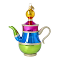 Load image into Gallery viewer, Prism Tea Pot Free Blowing Glass Ornament 2026-111