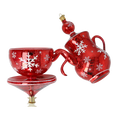 Load image into Gallery viewer, Eloria Cup Free Blowing Glass Teacup Ornament 2026-114