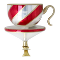 Bild in die Galerieansicht laden, Holiday Red Cup Free Blowing Glass Teacup Ornament 2026-120