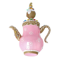 Load image into Gallery viewer, Candy Frost pot Free Blowing Glass Ornament 2026-129