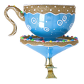 Load image into Gallery viewer, Frosted Sprinkle Cup Blowing Glass Teacup Ornament 2026-130