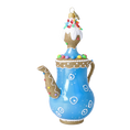 Load image into Gallery viewer, Candy Sky Teapot Pot Free Blowing Glass Ornament 2026-131