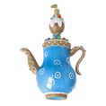 Load image into Gallery viewer, Candy Sky Teapot Pot Free Blowing Glass Ornament 2026-131
