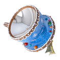 Load image into Gallery viewer, Winter Sprinkle Cup Blowing Glass Teacup Ornament 2026-132