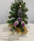 Load image into Gallery viewer, Stand. Handmade Glass Christmas ornament Stand.