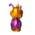 Load image into Gallery viewer, Cheerful Snail Ornament Handmade Glass Christmas ornament
