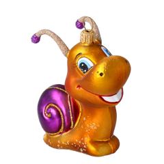 Curious Snail in Marigold