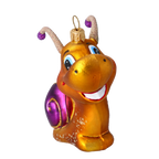 Mirthful Wayfarer | Hand-Painted Glass Ornament | Blubom 2020-002