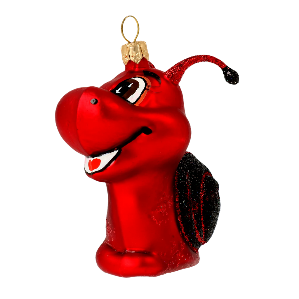 Jovial Wayfarer | Hand-Painted Glass Ornament | Blubom 2020-003