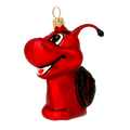 Jovial Wayfarer | Hand-Painted Glass Ornament | Blubom 2020-003