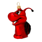 Jovial Wayfarer | Hand-Painted Glass Ornament | Blubom 2020-003
