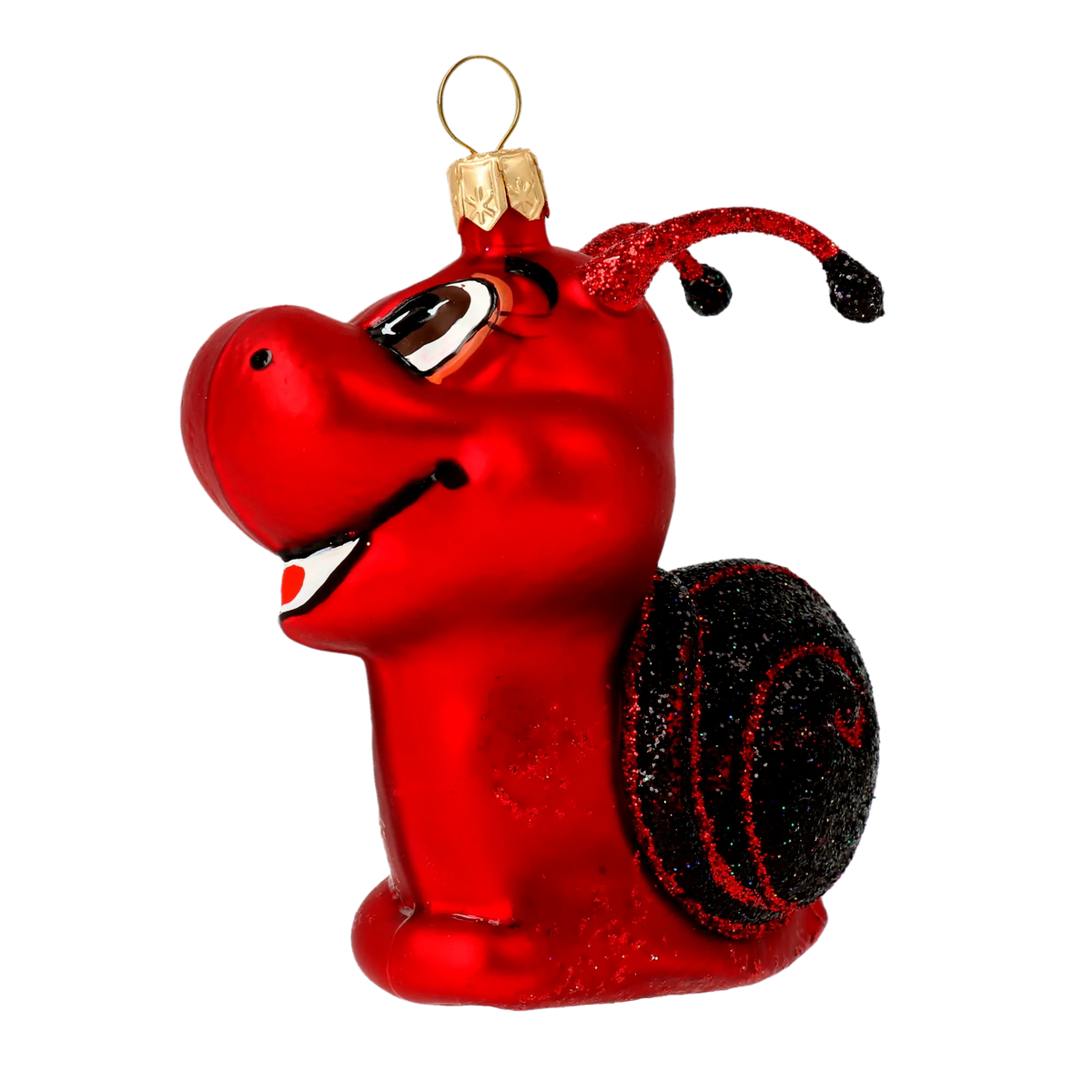 Jovial Wayfarer | Hand-Painted Glass Ornament | Blubom 2020-003