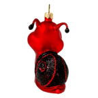 Jovial Wayfarer | Hand-Painted Glass Ornament | Blubom 2020-003
