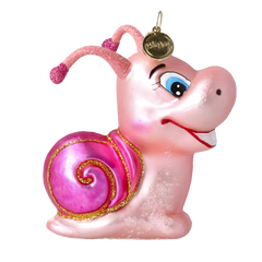 Curious Snail in Blush