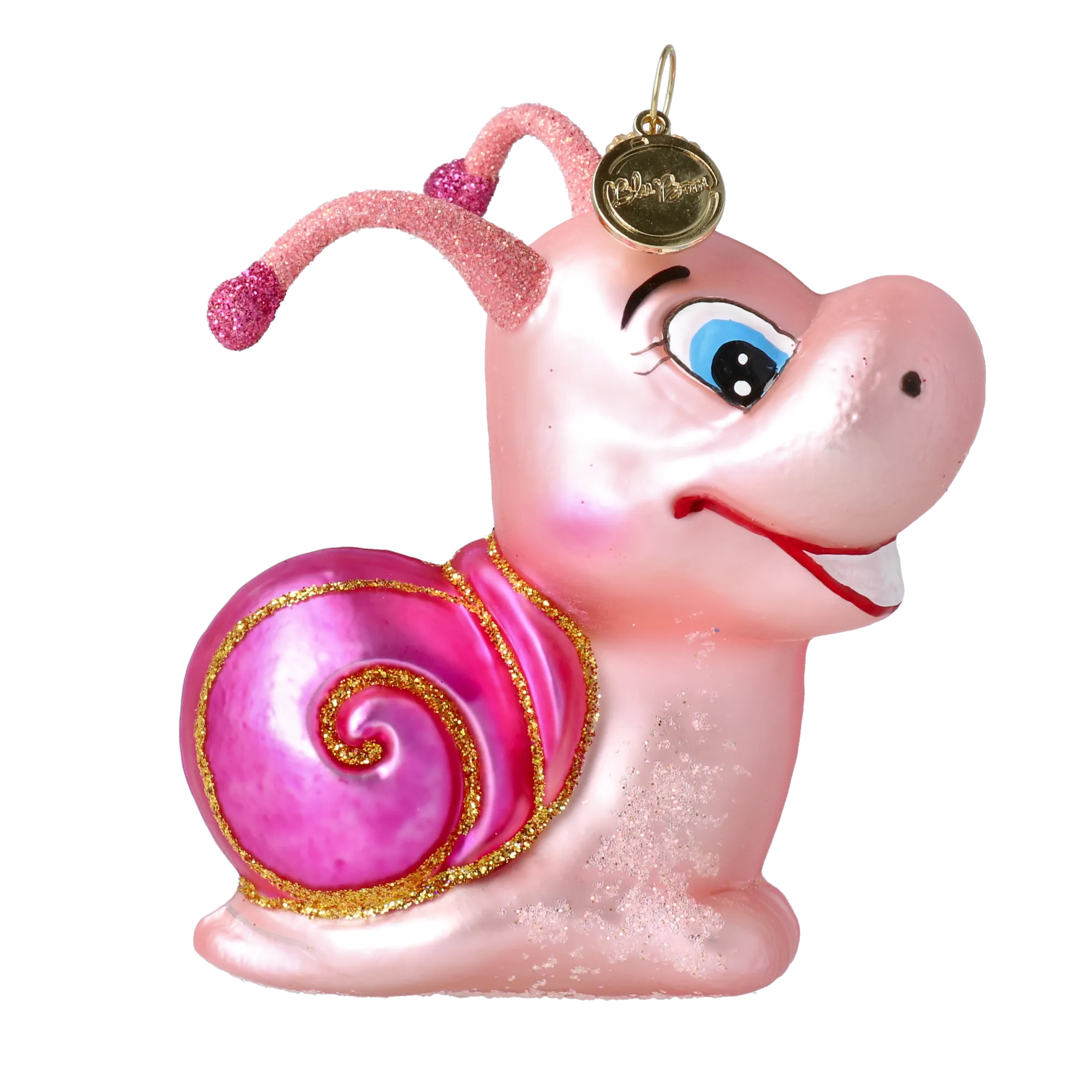 Blushing Garden Voyager | Hand-Painted Glass Ornament | Blubom 2020-009