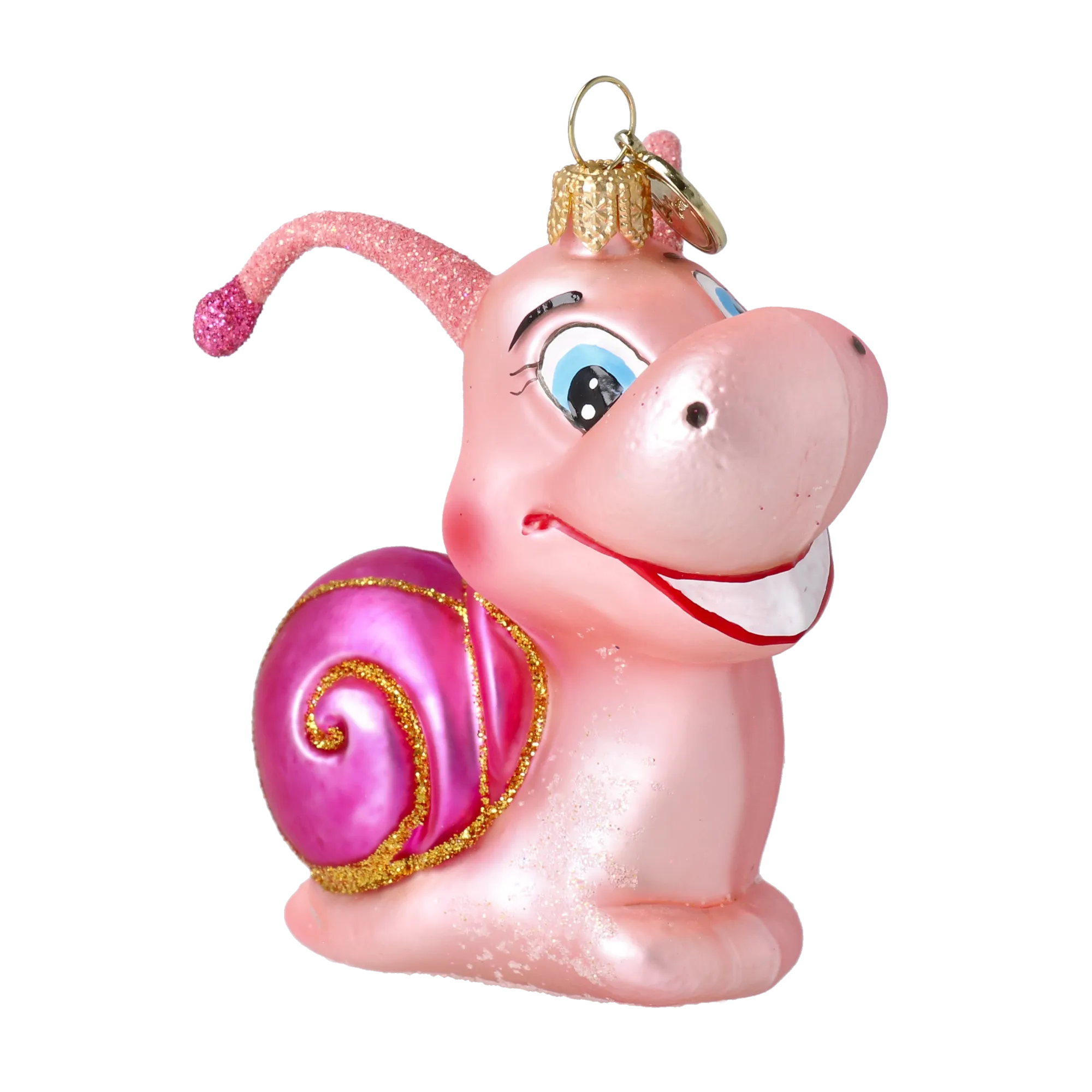 Blushing Garden Voyager | Hand-Painted Glass Ornament | Blubom 2020-009
