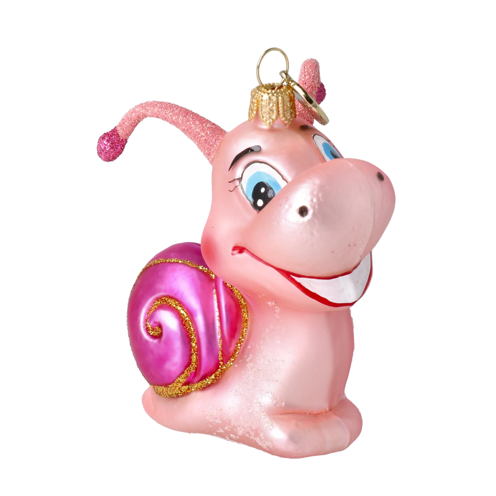 Blushing Garden Voyager | Hand-Painted Glass Ornament | Blubom 2020-009