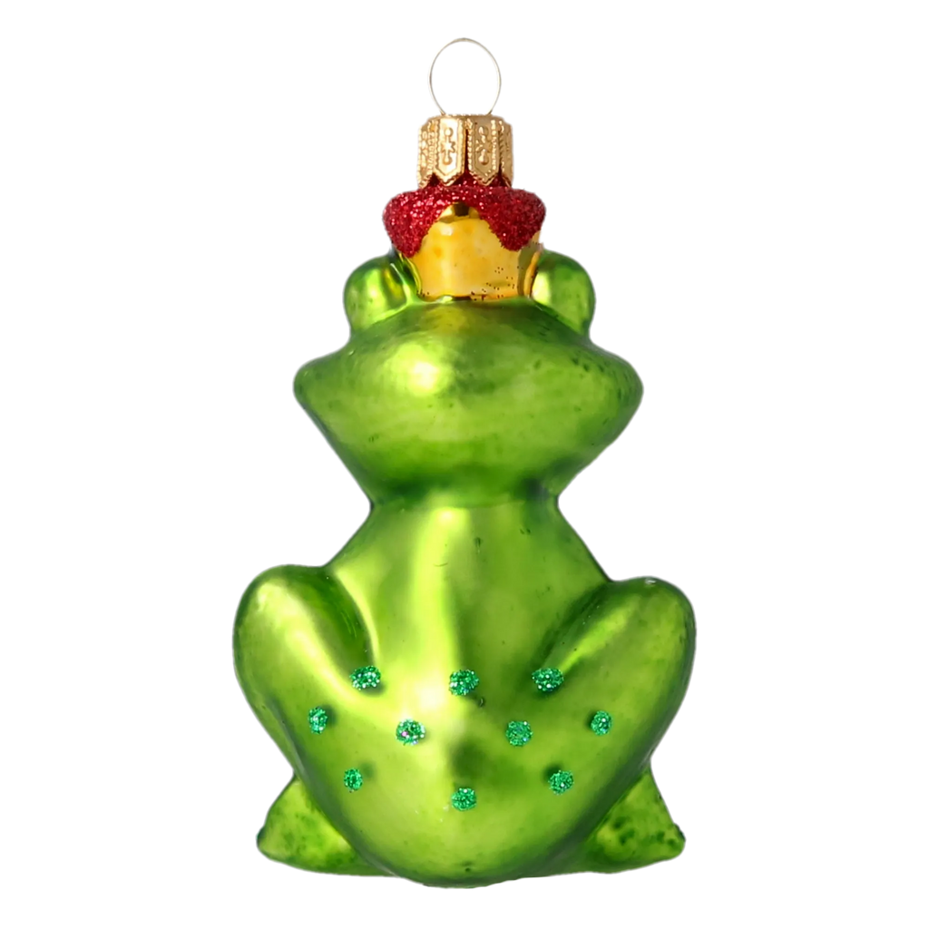 Patient Sovereign | Hand-Painted Glass Ornament | Blubom 2020-016