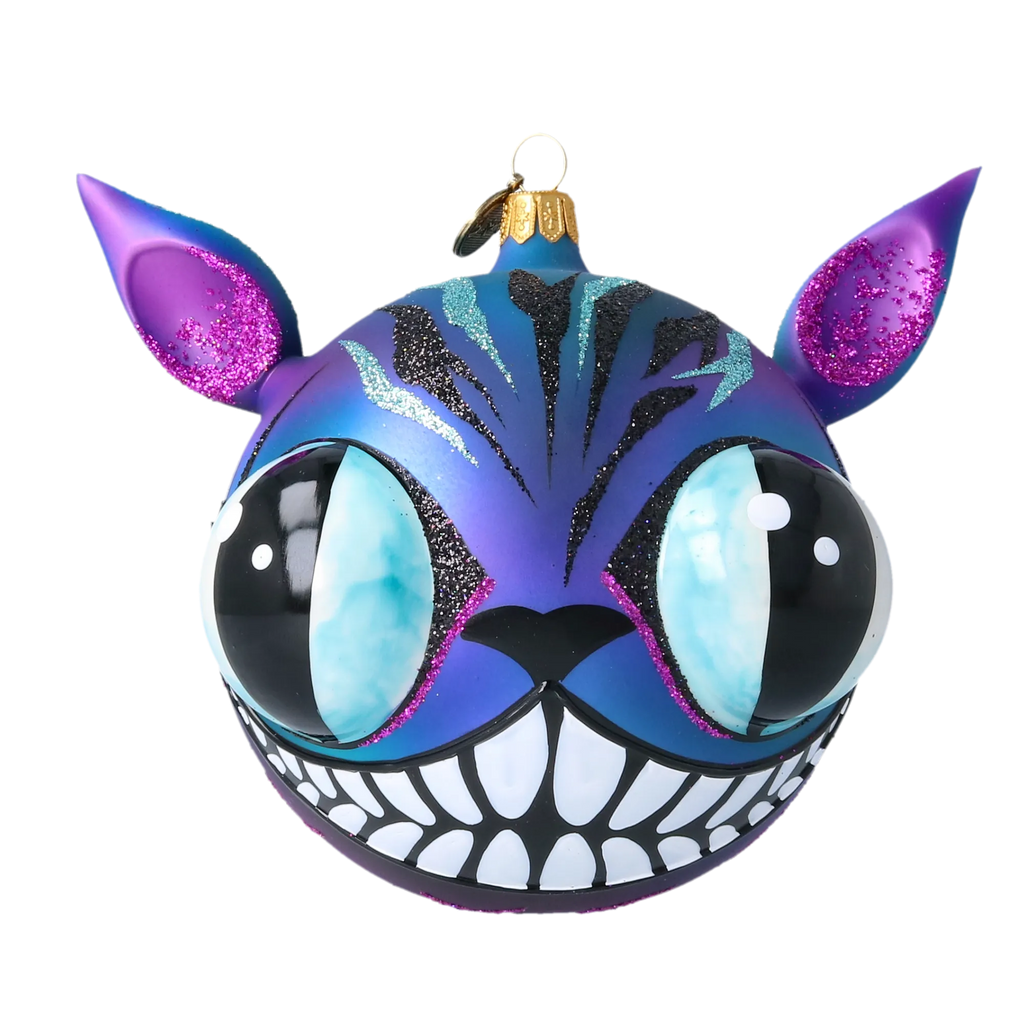 Indigo Riddle | Hand-Painted Glass Ornament | Blubom 2020-017