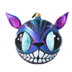 Indigo Riddle | Hand-Painted Glass Ornament | Blubom 2020-017