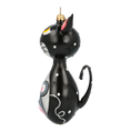 Load image into Gallery viewer, Cat and Mouse. Handmade Glass Christmas ornament. 2020-018
