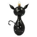 Load image into Gallery viewer, Christmas Ornament - Black Cat with Mouse.
