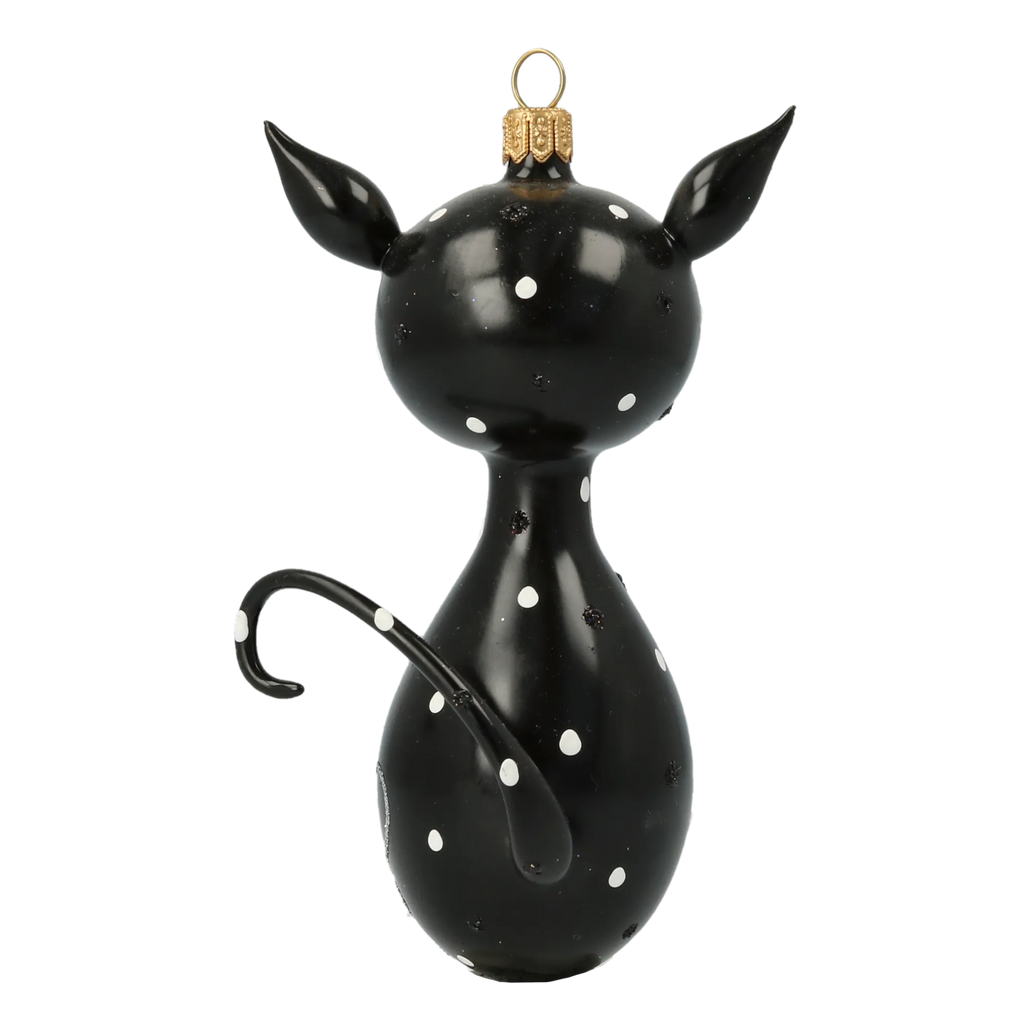 Midnight Secret Keeper | Hand-Painted Glass Ornament | Blubom 2020-019