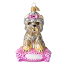 Prim Rose Heiress | Hand-Painted Glass Ornament | Blubom 2020-039