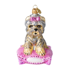 Prim Rose Heiress | Hand-Painted Glass Ornament | Blubom 2020-039