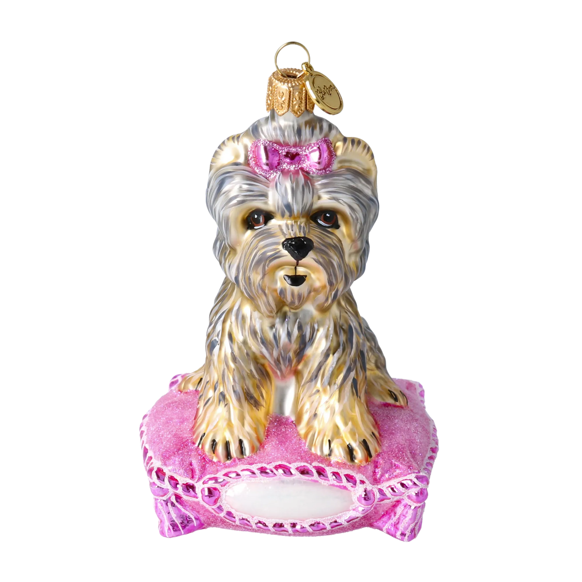 Prim Rose Heiress | Hand-Painted Glass Ornament | Blubom 2020-039