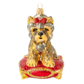 Noble Crimson Heir | Hand-Painted Glass Ornament | Blubom 2020-041