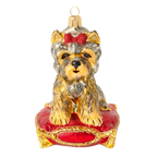 Noble Crimson Heir | Hand-Painted Glass Ornament | Blubom 2020-041