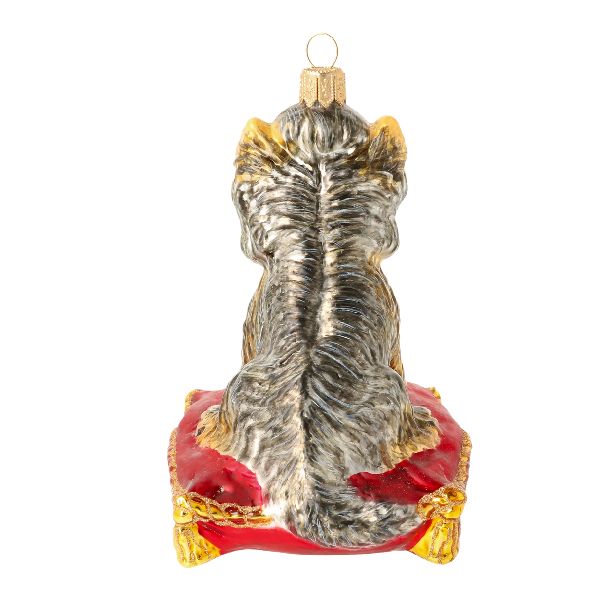 Noble Crimson Heir | Hand-Painted Glass Ornament | Blubom 2020-041
