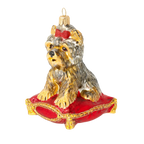 Noble Crimson Heir | Hand-Painted Glass Ornament | Blubom 2020-041