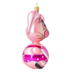 Startled Sweetheart | Hand-Painted Glass Ornament | Blubom 2020-043