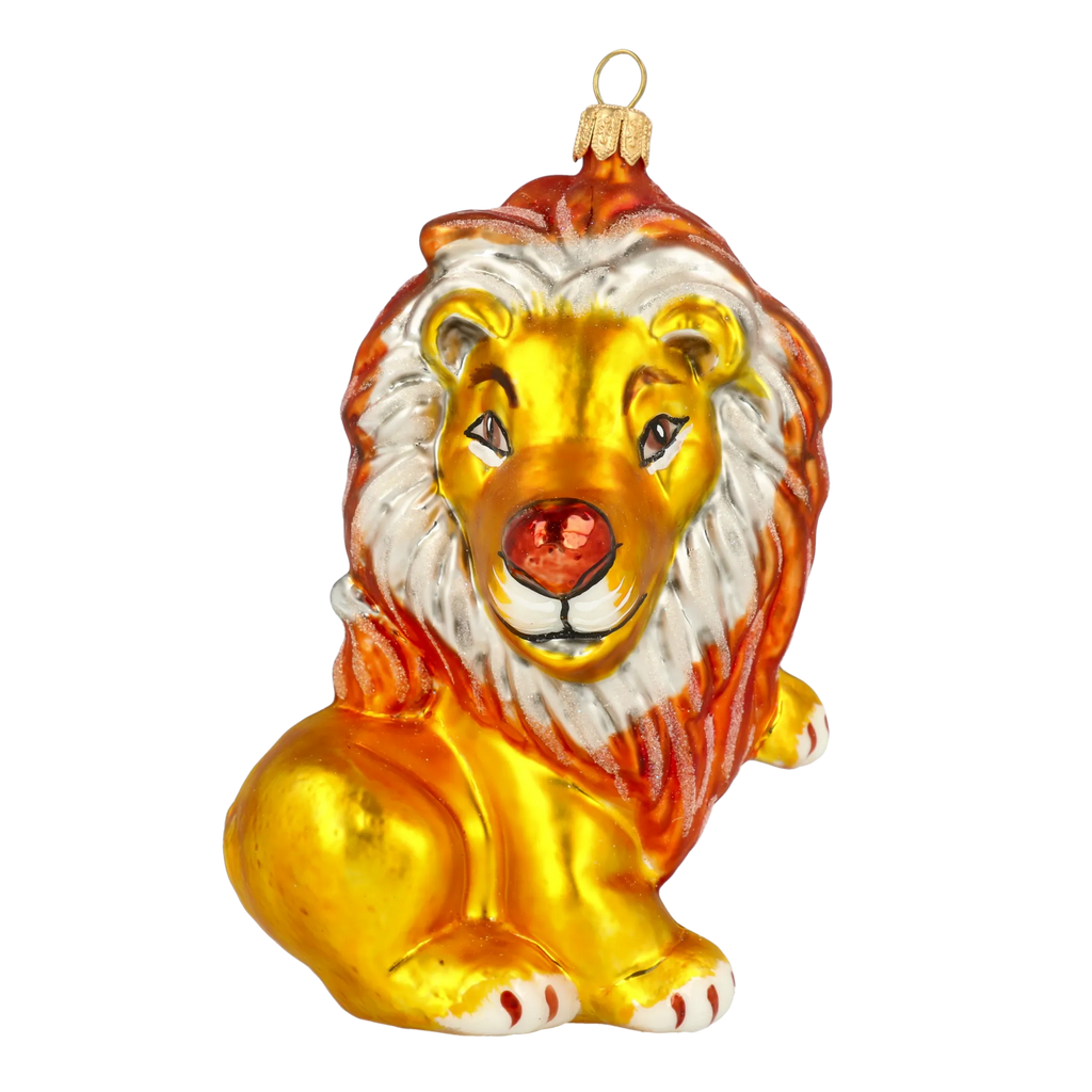 Serene Sovereign | Hand-Painted Glass Ornament | Blubom 2020-050