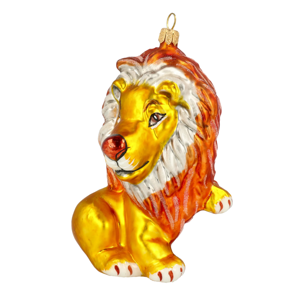 Serene Sovereign | Hand-Painted Glass Ornament | Blubom 2020-050