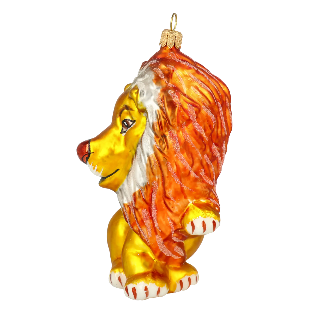 Serene Sovereign | Hand-Painted Glass Ornament | Blubom 2020-050