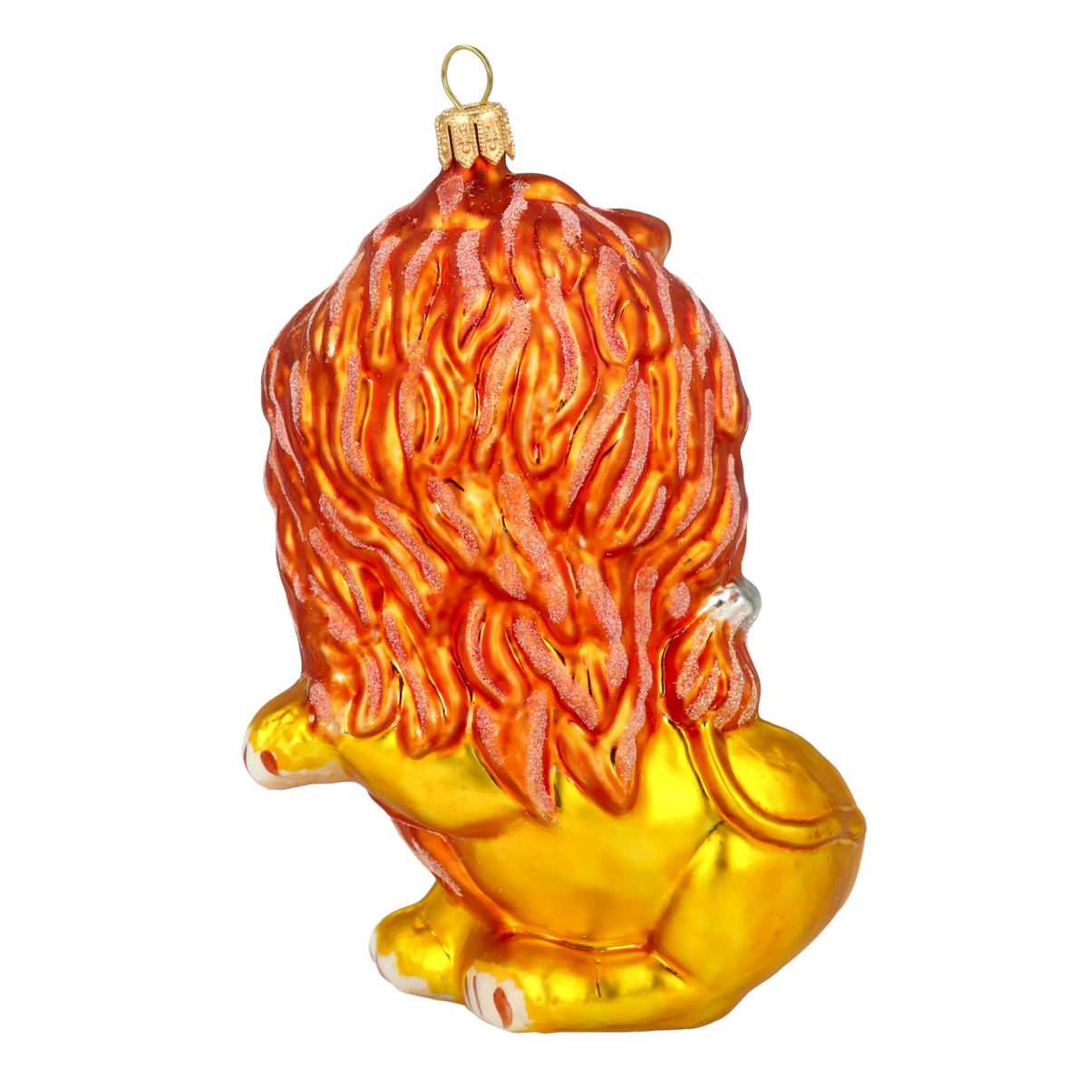 Serene Sovereign | Hand-Painted Glass Ornament | Blubom 2020-050