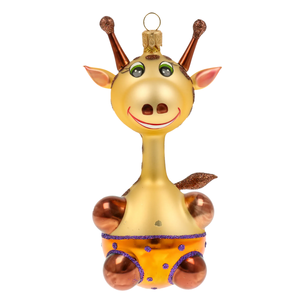Gentle Savanna Voyager | Hand-Painted Glass Ornament | Blubom 2020-052