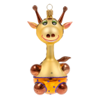 Gentle Savanna Voyager | Hand-Painted Glass Ornament | Blubom 2020-052