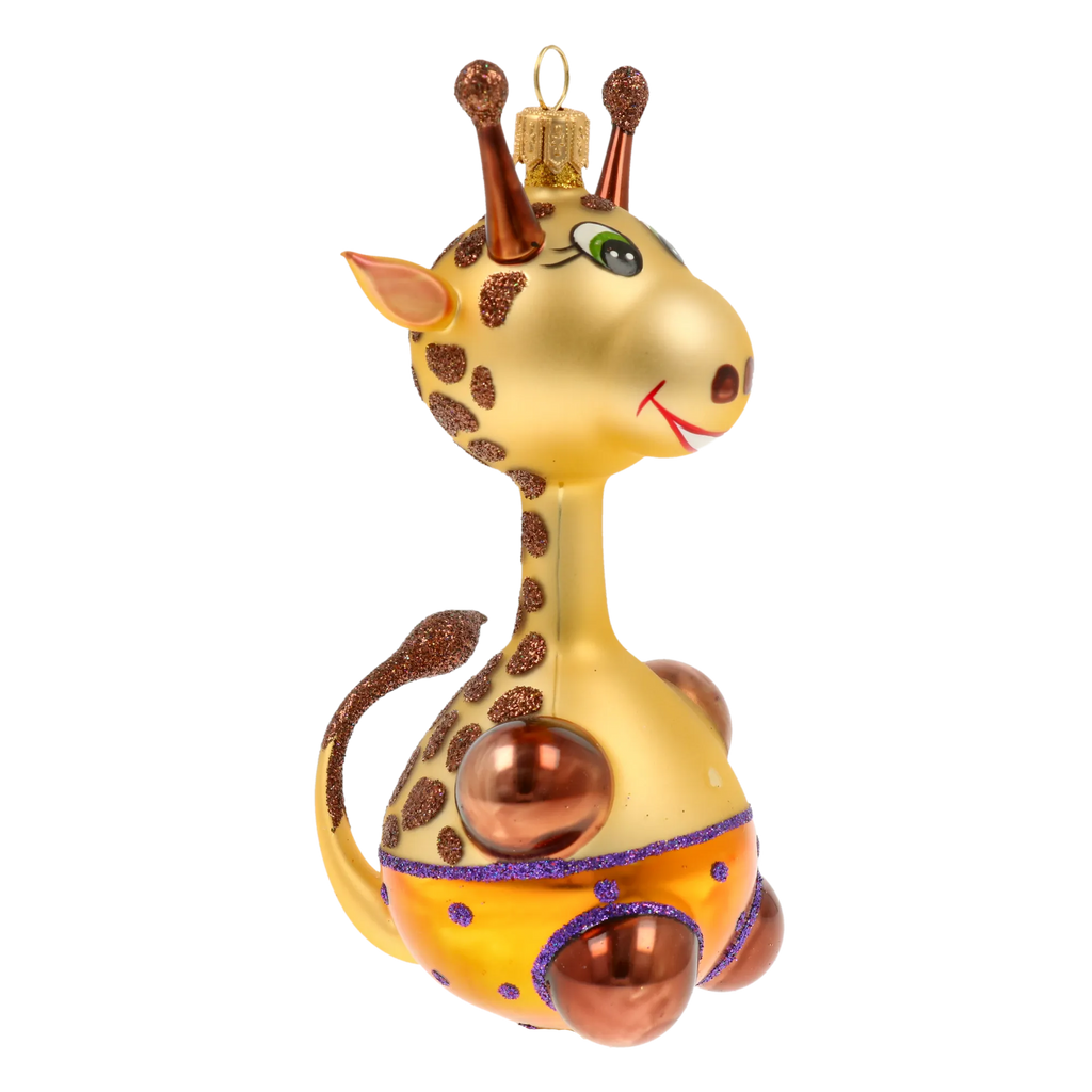 Gentle Savanna Voyager | Hand-Painted Glass Ornament | Blubom 2020-052