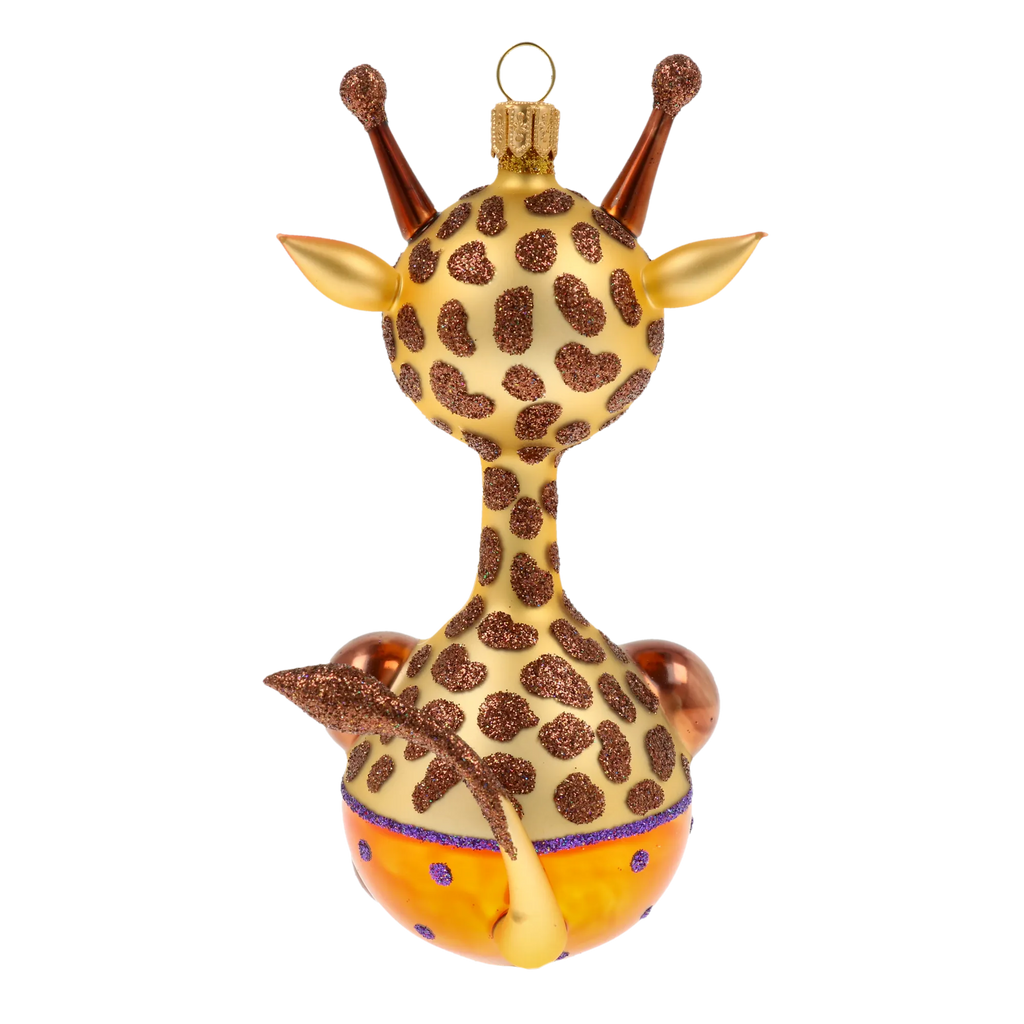 Gentle Savanna Voyager | Hand-Painted Glass Ornament | Blubom 2020-052
