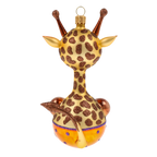 Gentle Savanna Voyager | Hand-Painted Glass Ornament | Blubom 2020-052