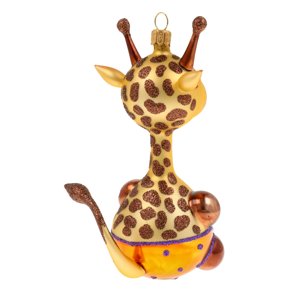 Gentle Savanna Voyager | Hand-Painted Glass Ornament | Blubom 2020-052
