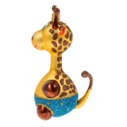 Jovial Azure Wanderer | Hand-Painted Glass Ornament | Blubom 2020-053